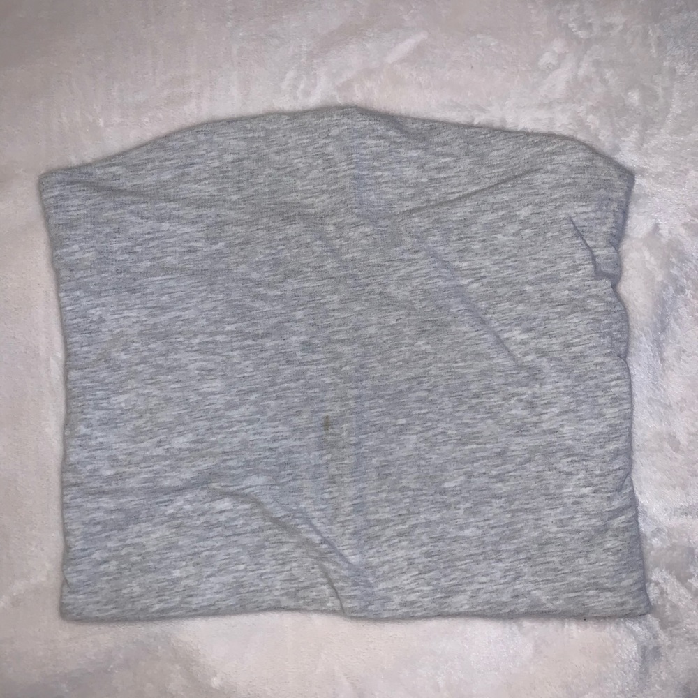 grey tube top